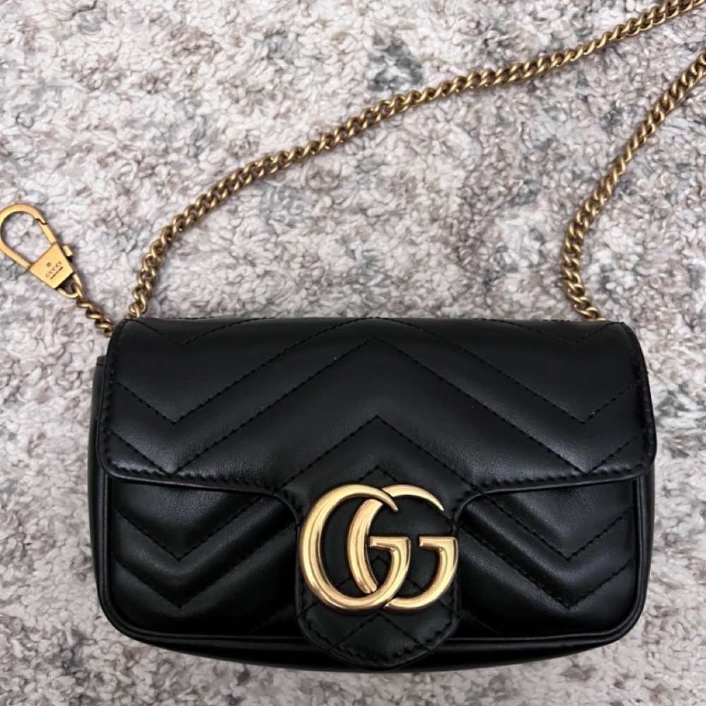 Authentic Preowned Gucci GG Marmont Super Mini Bag